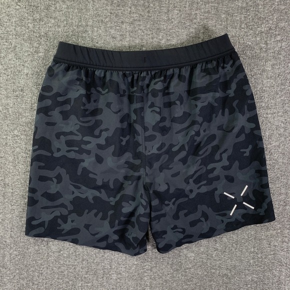Ten Thousand Other - Ten Thousand Interval Shorts Men Large Black Camo Performance 7" Lined 2 In 1